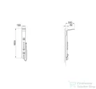 Wellis Mariner Black Matt zuhanypanel WZ00102