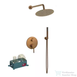   Wellis Altona falsík alatti zuhany csaptelep zuhanyszettel, brushed rosegold WZ00110