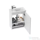 Ravak SD 400 CHROME 40x22 cm-es szekrény ajtó nélkül Chrome 40 cm-es mosdóhoz,fehér X000000538