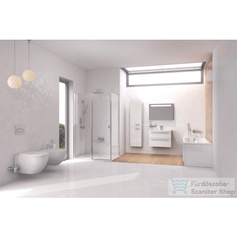 Ravak SB CHROME 390 39x29x150 cm-es 2 ajtós balos szekrény,fehér X000000542