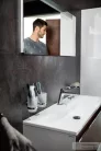 Ravak CLEAR 1000 100x44 cm-es tükör beépített világítással,fehér X000000766