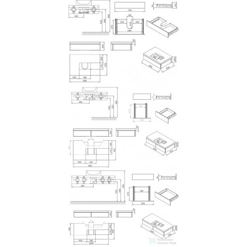 Ravak SD Formy 1000 fehér X000001030