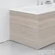 Ravak 80 cm-es MDF balos oldallap,szaténfa X000001108