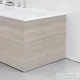 Ravak 80 cm-es MDF jobbos oldallap,szaténfa X000001109