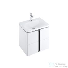   Ravak SD BALANCE 500 50x46,5 cm-es 2 fiókós szekrény Balance mosdóhoz,vagy pulthoz,fehér/grafit X000001365