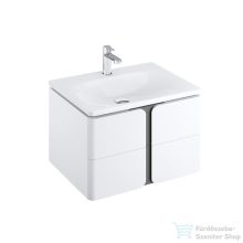   Ravak SD BALANCE 800 80x46,5 cm-es 2 fiókós szekrény Balance mosdóhoz,vagy pulthoz,fehér/grafit X000001369