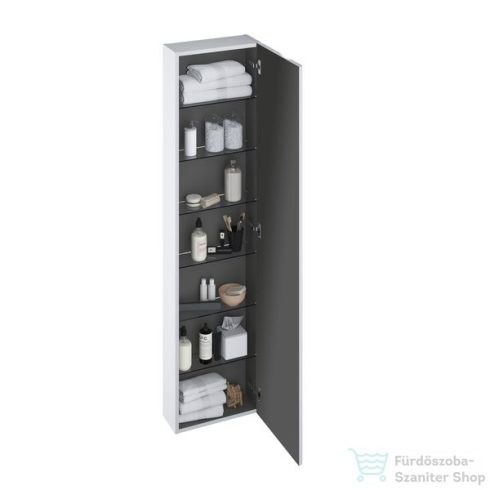 Ravak SB Balance 400 40x160x17,5 cm-es 1 ajtós magas szekrény,fehér/fehér X000001373