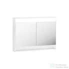 Ravak MC STEP 1000 100x74x15 cm-es tükrös szekrény LED világítással, kapcsoló nélkül,fehér X000001421