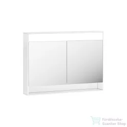   Ravak MC STEP 1000 100x74x15 cm-es tükrös szekrény LED világítással, kapcsoló nélkül,fehér X000001421