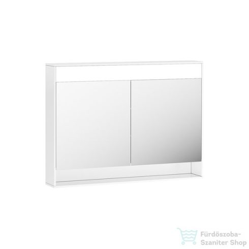 Ravak MC STEP 1000 100x74x15 cm-es tükrös szekrény LED világítással, kapcsoló nélkül,fehér X000001421