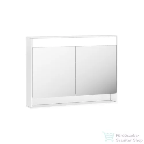 Ravak MC STEP 1000 100x74x15 cm-es tükrös szekrény LED világítással, kapcsoló nélkül,fehér X000001421