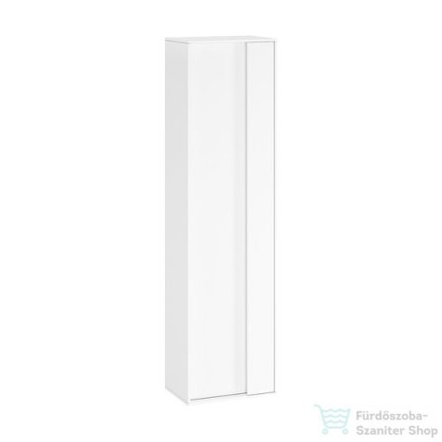 Ravak SB STEP 430 43x160x29 cm-es 1 ajtós magas szekrény,fényes fehér X000001430