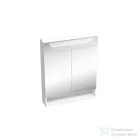 Ravak MC CLASSIC II 600 60x76x14 cm-es tükrös szekrény LED világítással, kapcsoló nélkül,fehér X000001469