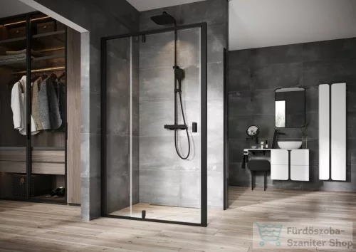 Ravak STRIP 50,6x70,6 cm-es tükör LED világítással,fekete X000001569
