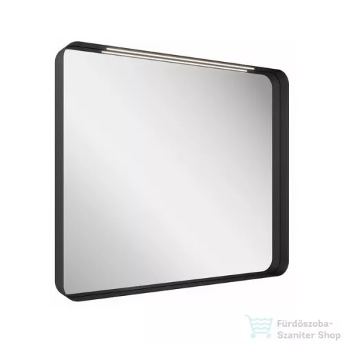 Ravak STRIP 90,6x70,6 cm-es tükör LED világítással,fekete X000001572