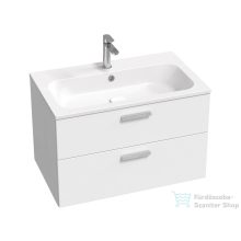   Ravak CHROME SD II 80 szekrény fehér, króm fogantyúval X000001774