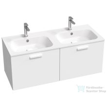   Ravak CHROME SD II 120 szekrény fehér, fehér fogantyúval X000001779