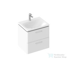  Ravak SD BALANCE II 50cm-es 2 fiókós szekrény, fehér, króm foganytúval X000001813SETC