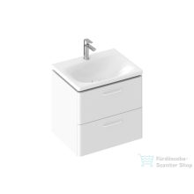   Ravak SD BALANCE II 50 cm-es 2 fiókós szekrény, fehér, fehér foganytúval X000001813SETW