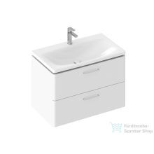   Ravak SD BALANCE II 80 cm-es 2 fiókós szekrény, fehér, króm foganytúval X000001815SETC