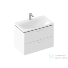   Ravak SD BALANCE II 80 cm-es 2 fiókós szekrény, fehér, fehér foganytúval X000001815SETW