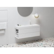   Ravak SD Lite 120 B fürdőszobai szekrény, balos fehér X000001879