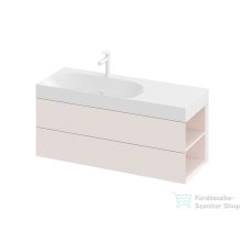   Ravak SD Lite 120 J fürdőszobai szekrény, jobbos Alabaster Pink X000001896