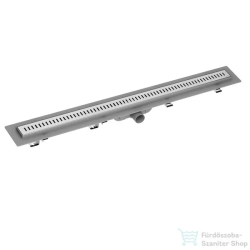 Ravak ZEBRA 850mm-es zuhanyfolyóka, rozsdamentes acél X01434