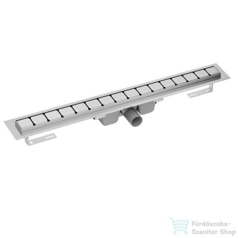 Ravak OZ 10° 850mm-es zuhanyfolyóka, rozsdamentes acél X01576