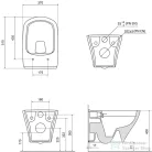 Ravak Classic RimOff függesztett WC X01671