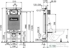 Ravak WC tartály talpazattal G II/1120 X01703