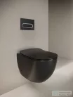 Ravak UNI CHROME Flat lecsapódásgátlós wc ülőke,fekete X01795