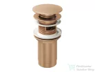 Ravak Click-Clack mosdólefolyó univerzális, Rose Gold Brushed  X01841