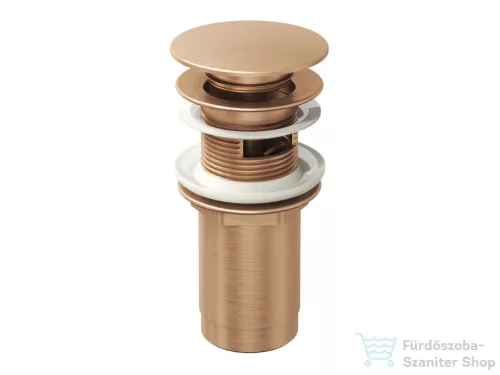 Ravak Click-Clack mosdólefolyó univerzális, Rose Gold Brushed  X01841
