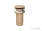 Ravak Click-Clack mosdólefolyó univerzális, Rose Gold Brushed  X01841
