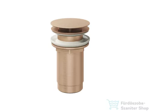 Ravak Click-Clack mosdólefolyó univerzális, Rose Gold Brushed  X01841