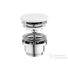   Ravak Flat nem zárható leeresztő túlfolyó nélküli mosdóhoz,matt fehér X01920