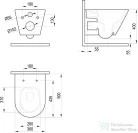 Ravak Flow RimOff függesztett WC szett X01985