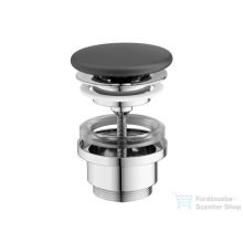   Ravak Flat mosdólefolyó kerámia fedéllel - fix,  Antracit X03068