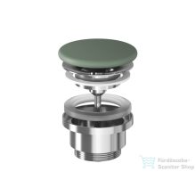   Ravak Flat mosdólefolyó kerámia fedéllel - fix, Grey Green X03070