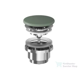   Ravak Flat mosdólefolyó kerámia fedéllel - fix, Grey Green X03070