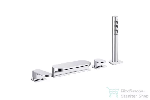 Ravak CHROME Kádperemre szerelhető vízesés csaptelep, 025.00 króm X070073