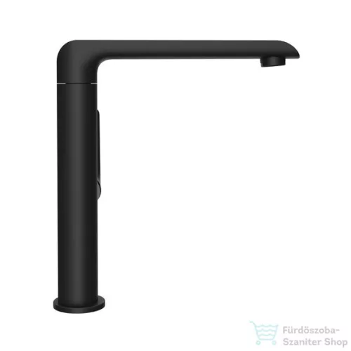 Ravak Flat Black magasított mosdó/mosogató csaptelep leeresztő nélkül, fekete FL 016.20 (X070174)