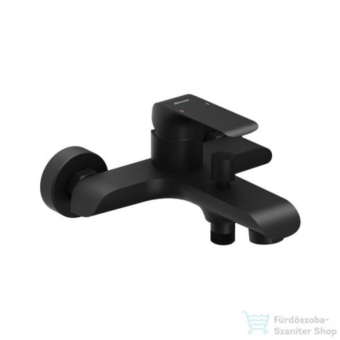 Ravak FLAT Black kádtöltő csaptelep, FL 022.20/150, fekete X070175