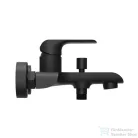 Ravak FLAT Black kádtöltő csaptelep, FL 022.20/150, fekete X070175