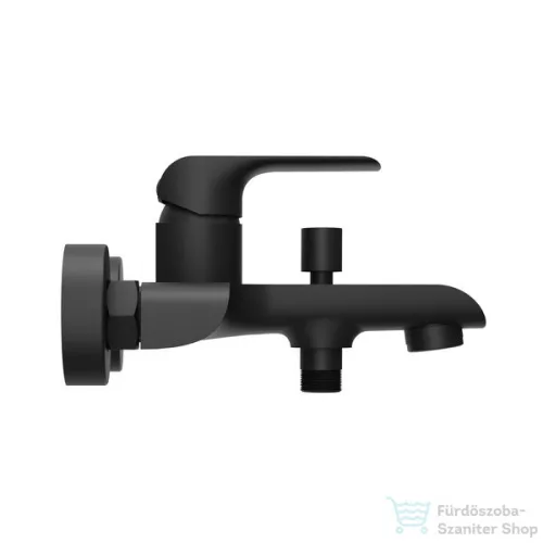 Ravak FLAT Black kádtöltő csaptelep, FL 022.20/150, fekete X070175