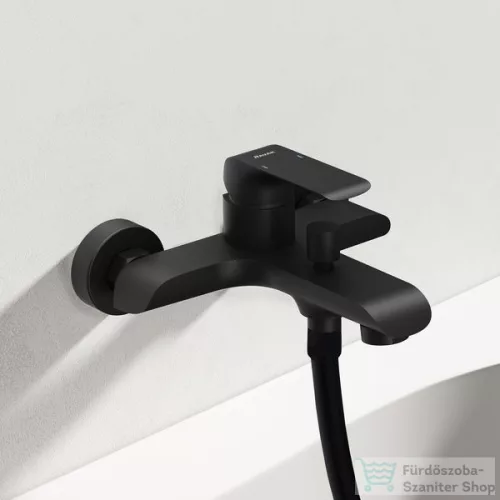 Ravak FLAT Black kádtöltő csaptelep, FL 022.20/150, fekete X070175