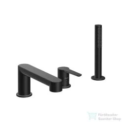   Ravak PURI Black PU 026.20 három üléses fürdőkád csaptelep, matt fekete X070186