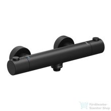   Ravak PURI Black PU 033.20/150 termosztátos zuhany csaptelep zuhanyszett nélkül, matt fekete X070188