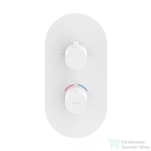 Ravak Espirit falsík alatti termosztátos kád/zuhanycsaptelep,White velvet X070249
